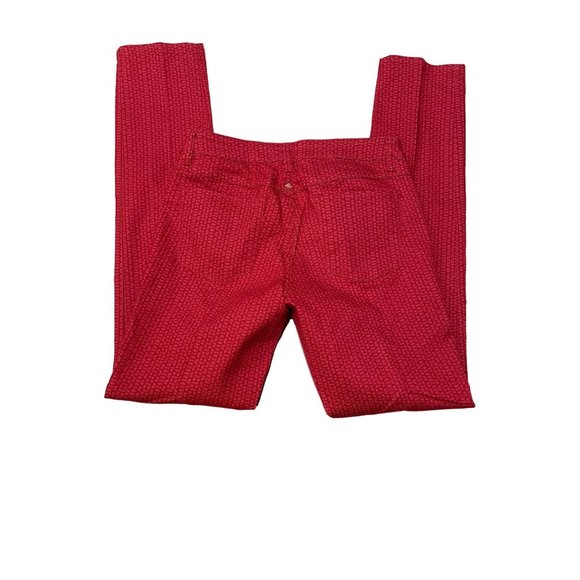 PRANA RED JEANS SIZE 6 INSEAM 31" | U1 - Picture 2 of 4